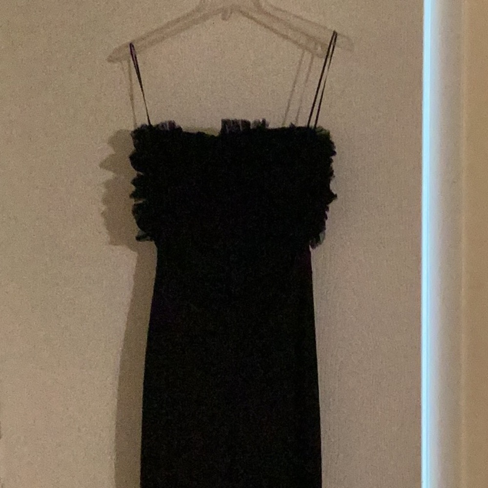 Elegant Black Strapless jumpsuit